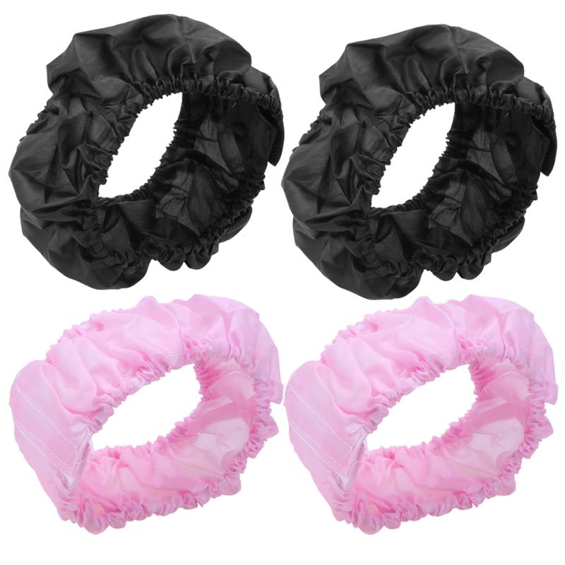 1pz di nylon Del Panno Del bambino Passeggino Ruote Copertura Elastico 12-25 centimetri di Diametro pianoforte anti Polvere/Acqua Carrozzina carrello Ruote Protegge La Copertura