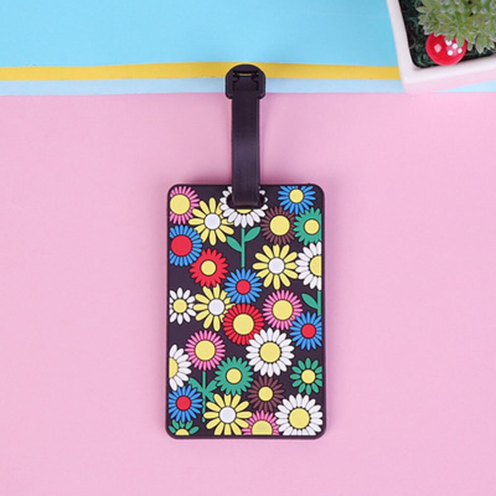 Cute Silicone Funky Trip Luggage Tags Straps Suitcase Luggage Tag Address Holder Identifier Label Travel Accessories: 5