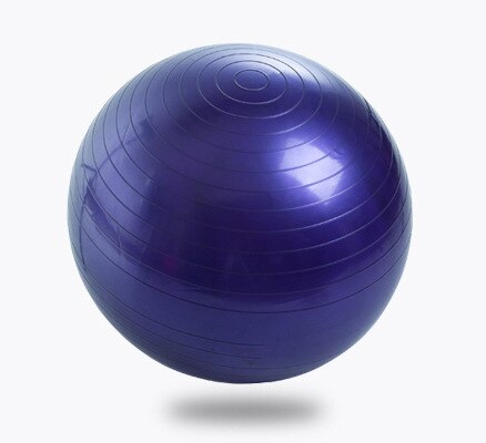 Yoga fitness bold 55cm utility yoga bolde pilates balance sport fitball skridsikre bolde til fitness træning: Lilla