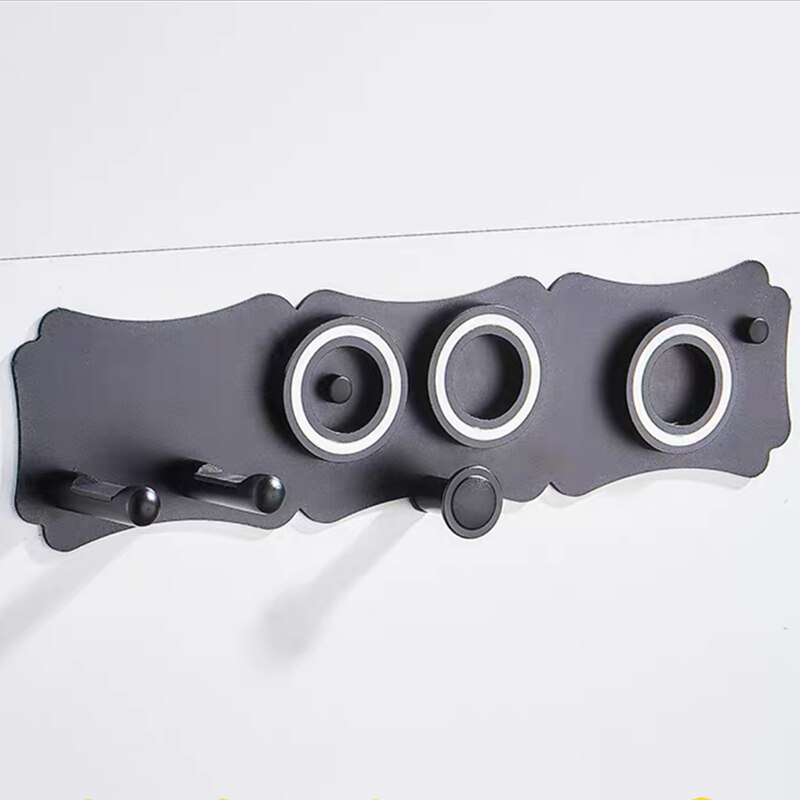 Badkamer Planken Zwart Föhn Houder Wandmontage Opbergrek Zilver Keuken Plank Voor Dyson Supersonic Föhn Houder