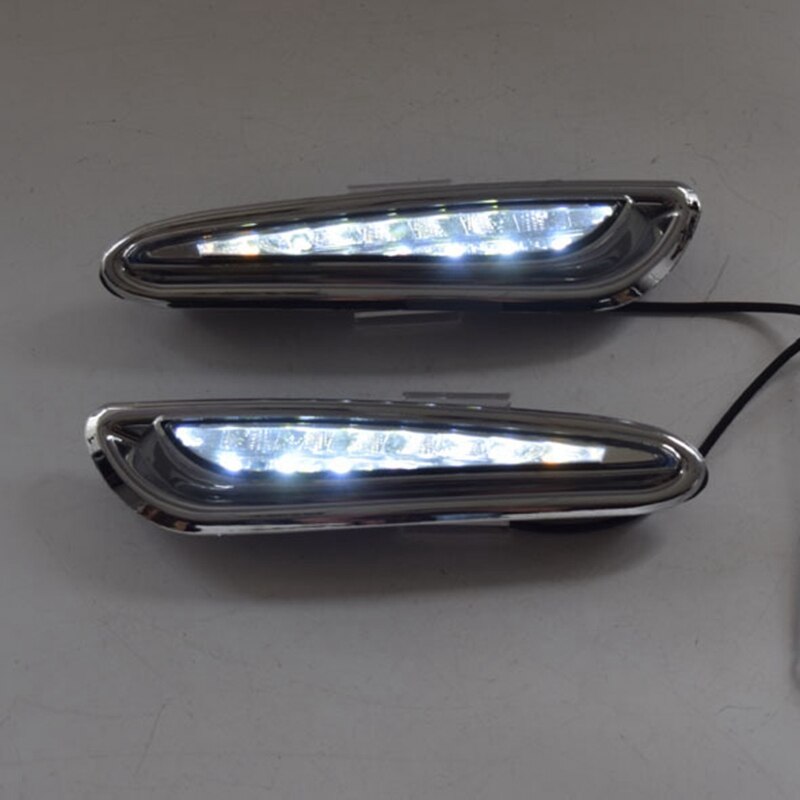2Color Car Turn Signal Fog Lamp LED Daytime Running Light for Mazda 3 Axela DRL