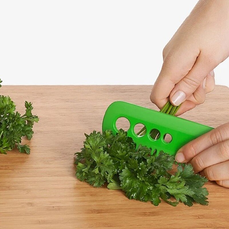 1Pc Remove Leaves Peel Comb Mint Rosemary Kale Chard Collard Oregano Parsley Cilantro Herb Mini Vegetable Peeler Kitchen Gadget