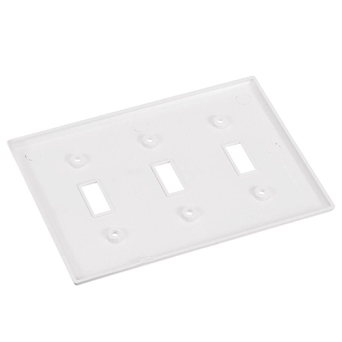 uxcell 3 Gang Classic Toggle Decorative Wall Plate Switch Plate Cover for Light Switch