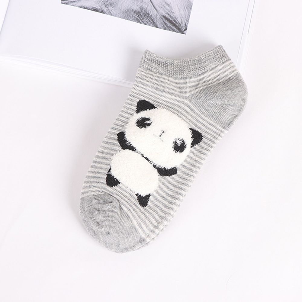 1 Pair Women Cotton Socks Cute Animal Striped Women Socks Casual Funny Socks for Female Cute sock: 5