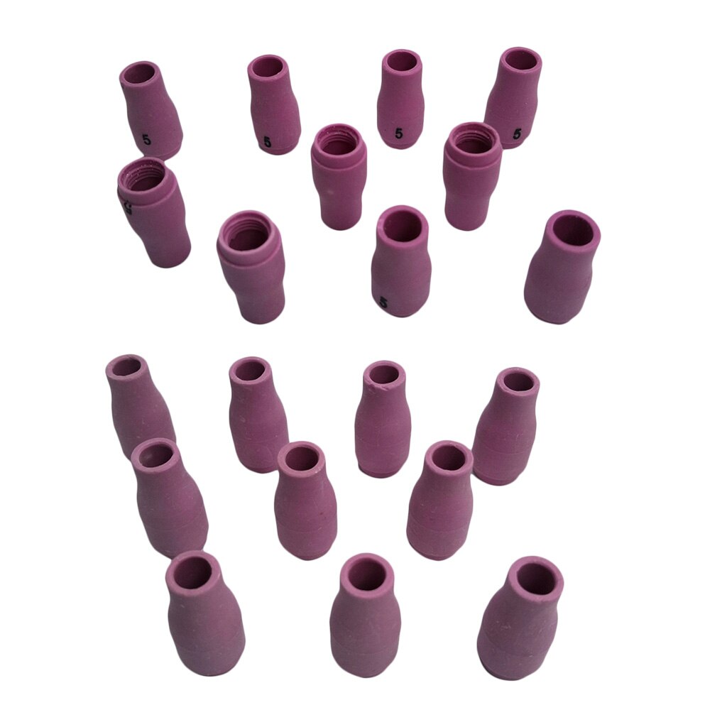 10 Pcs Ceramic Nozzle Welding Ceramic Nozzle Cup TIG Gas Lens Welding Consumables
