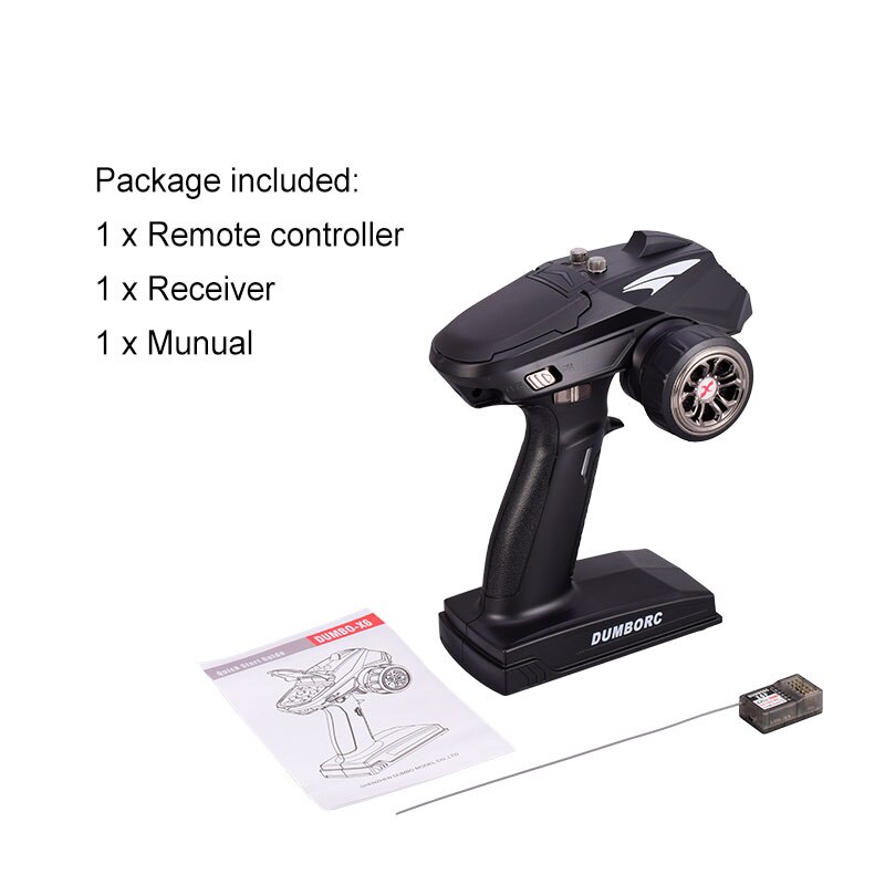 2.4G 6CH Transmitter remote control X6 with X6FG Gyro Receiver LED Light Set for 1/10 1/8 Crawler Axial SCX10 D90 RC Car Boat: Burgundy