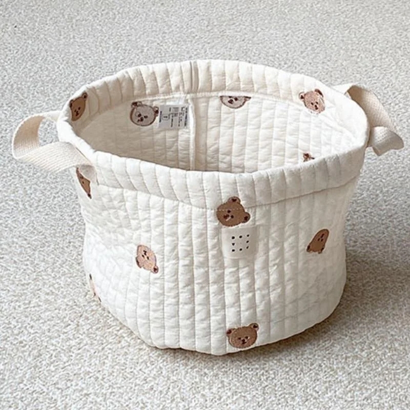 Babytaschen, niedlicher Bär, Stickerei, Wickeltasche, Caddie, Windelwagen, Aufbewahrung, Mutter, Umstandstasche für Neugeborene, Windeln, Spielzeug, Organizer: verrotten