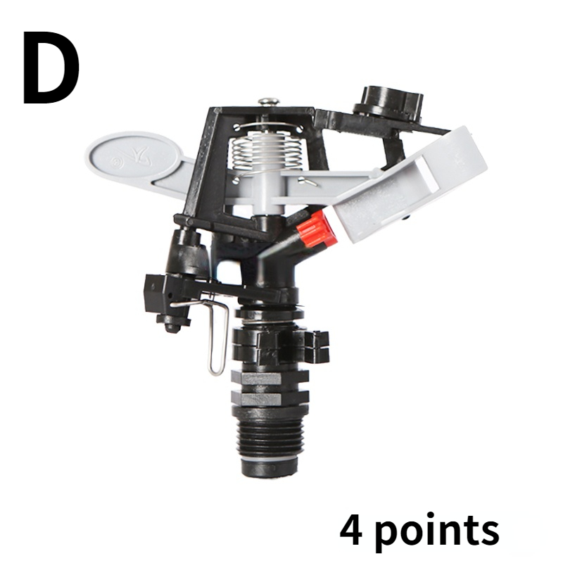 4 points 6 points plastic lawn sprinkler rocker 360-degree rotating sprinkler lawn sprinkler heads: D