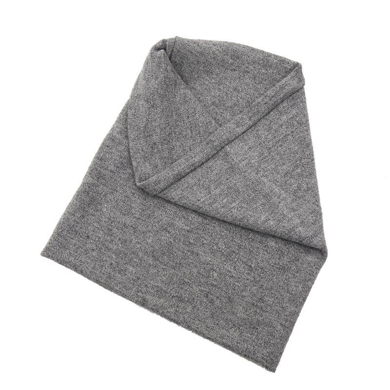 hiver unisexe écharpes femmes anneau cou col écharpe doux cachemire-comme solide Bandana hommes en plein air Snood enveloppes