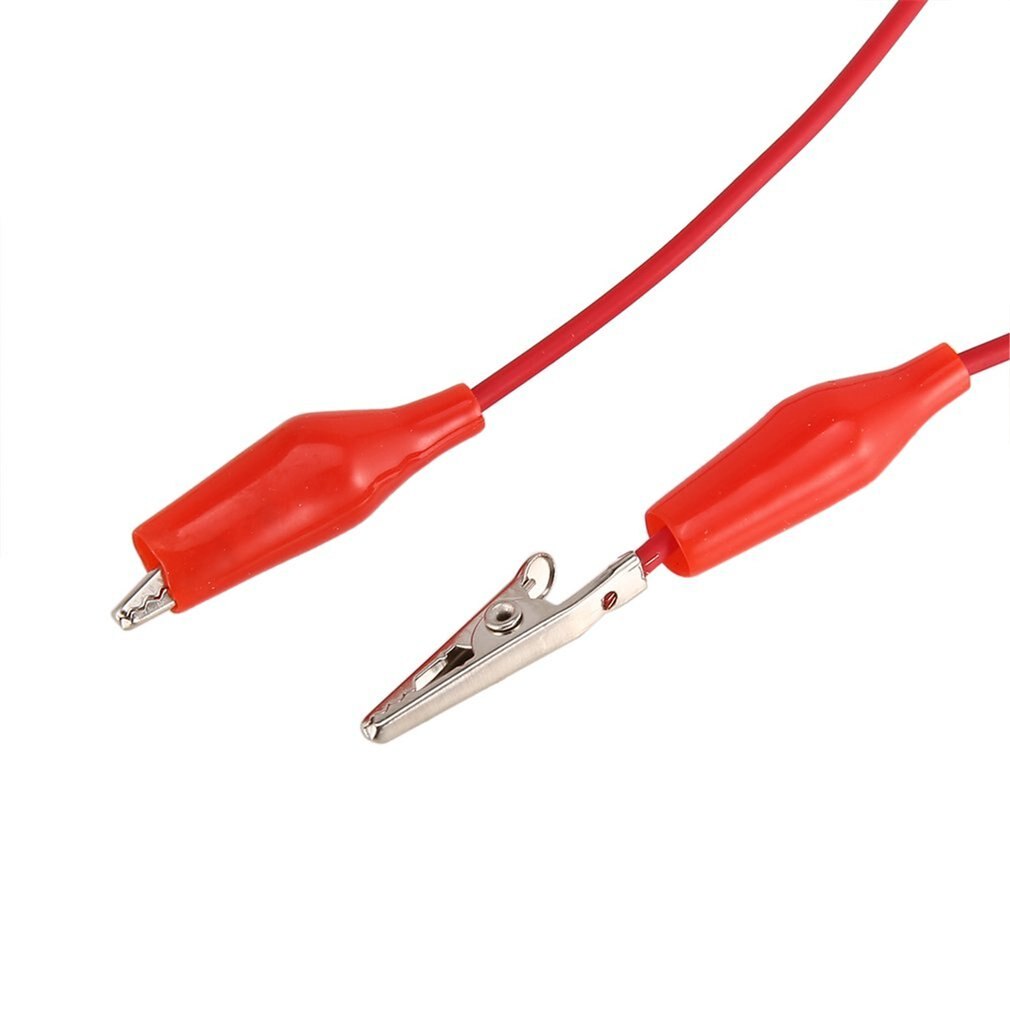 10 Stks/partij Kleine Kleurrijke Krokodil Klem Test Lijn 50Cm Dubbele Kop Onderhoud Traverse Krokodil Kabel Alligator Jumper Draad