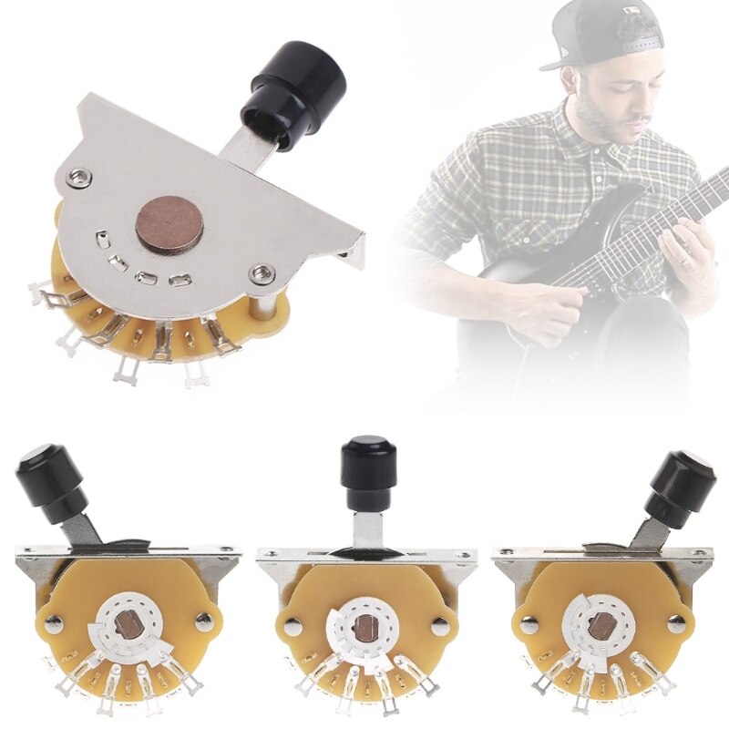30Mm X10M Koperfolie Plakband Emi Afscherming Gitaar Slug Slak Barrière Tool &amp; 3 Manier Hendel Pickup Selector schakelaars