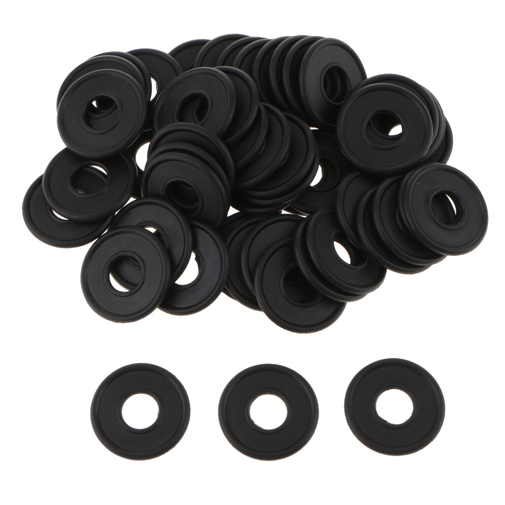 50pcs Engine Oil Drain Plug Rubber Crush Washer Seal O-Ring Gasket for GM Saturn