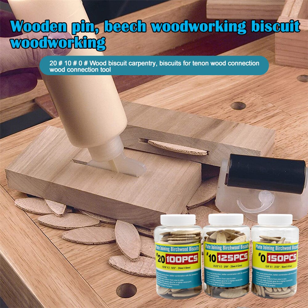 20# 10# 0# Wood Spline Biscuit Joiner Wood Dowel Beech Wood Chip Woodworking Joiners