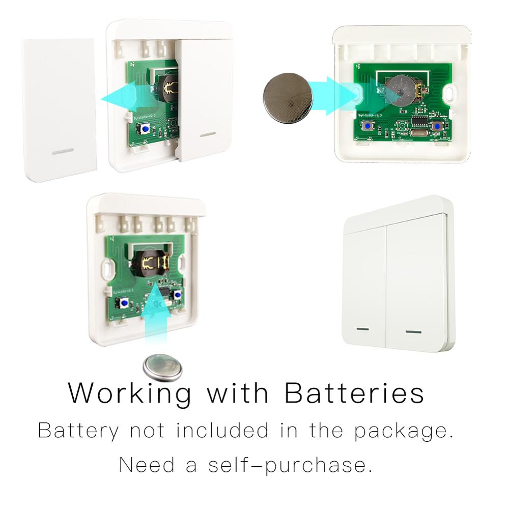 DIY Smart Home Schalter Timer Schalter Drahtlose Fernbedienung Smart Switch Smart Leben Tuya APP Funktioniert Mit Alexa Google Hause
