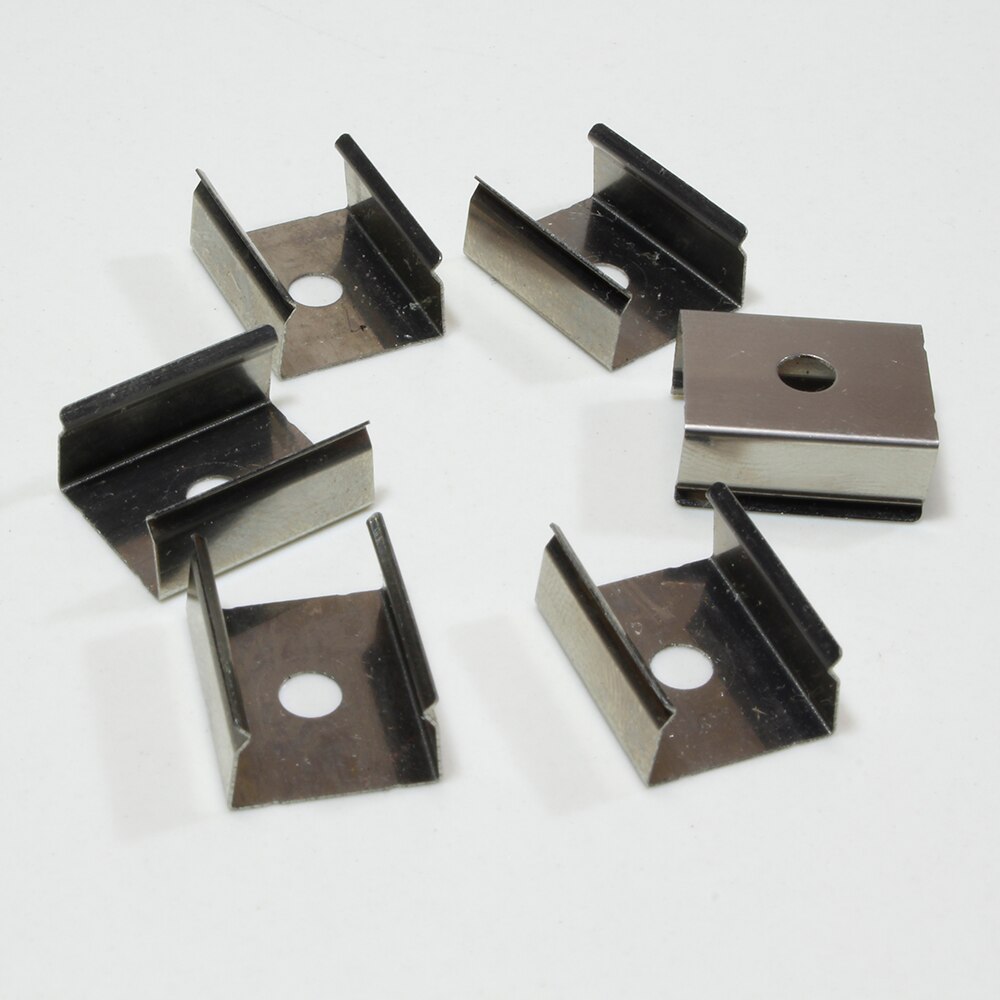 Clip de montaje U V YW para tira led, perfil de aluminio apto para 5730, 8520, 5050, 4014, carcasa de tira led