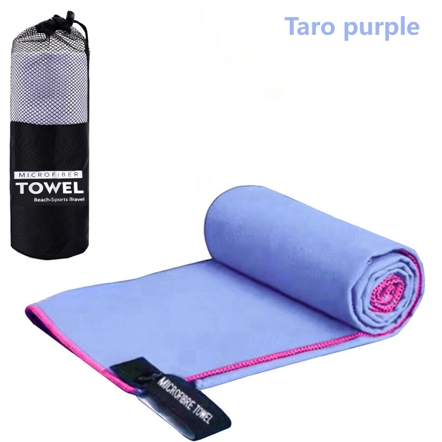 Hurtigttørrende sportshåndklæde 40 x 80/76 x 152cm mikrofiber løb yoga fitness fitness basketball udendørs camping vandreture strandhåndklæder: S / 22#