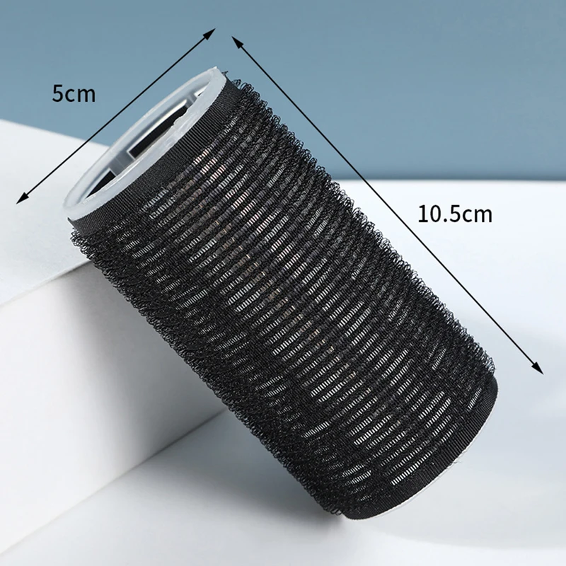 Rodillos de pelo autoadhesivos grandes para peluquería, uso doméstico, rodillo de estilismo mágico DIY, rizador de pelo, herramientas de belleza para mujer, 3 estilos, 1 ud.: Gris