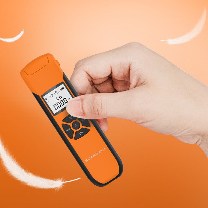 G10 Optical Power Meter High Precision Rechargeable Battery Fiber Optic Power Meter With Flash Light OPM