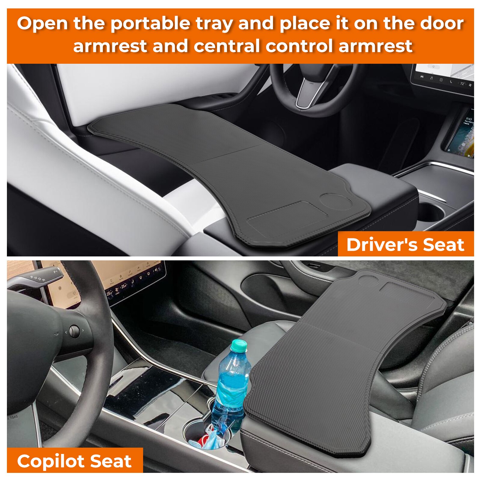 Table For Tesla Model 3 Model Y Steering Wheel Board Laptop Notebook Foldable Desk Mount Stand Eating Drinking Tray Holder