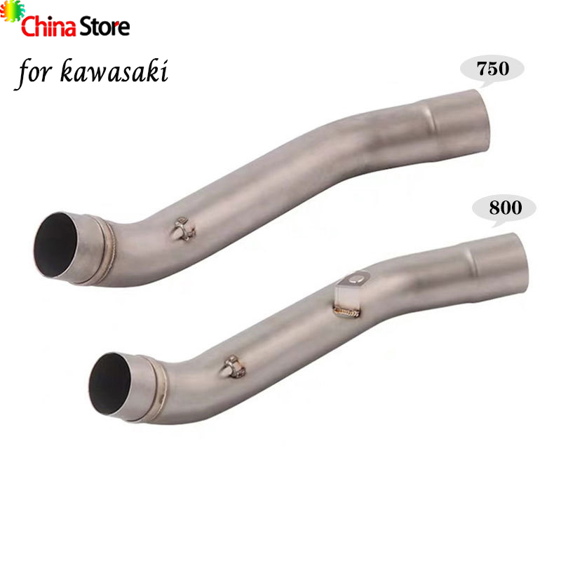 Silenciador de Escape para motocicleta, tubo de enlace medio para KAWASAKI Z750 Z 750, años 2004 a , Z800 y Z 800