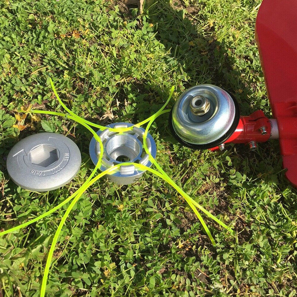 Vervanging Hoofd Grastrimmer Huishouden Snijden Tuingereedschap Voor Bosmaaier Grasmaaier Strimmer Met 2 Lijnen