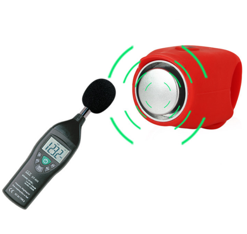 Fahrrad Glocke 120db Wasserdicht Radfahren Fahrrad Glocken Elektrische Horn Mini Tragbare Silikon MTB Rennrad Lenker Glocken