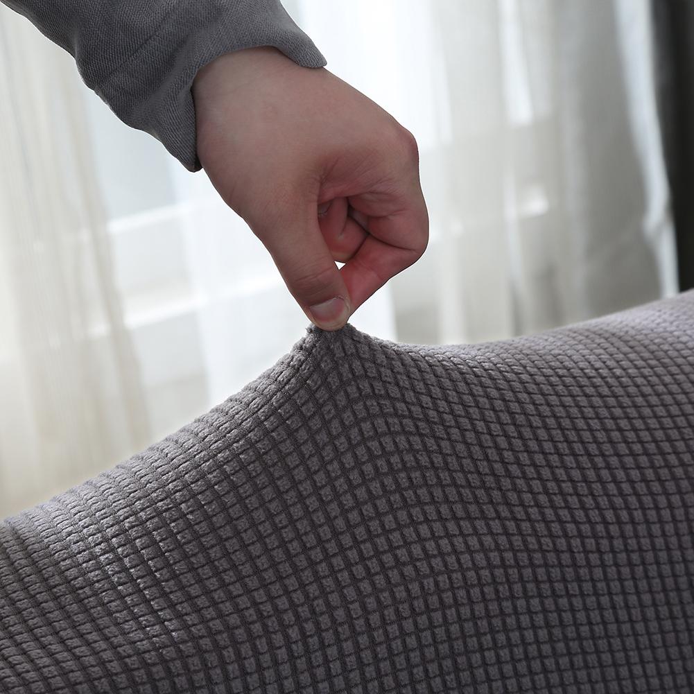 L-Vormige Bank Cover Links Chaise Jacquard Polyester Stretch Stof Sectionele Bank Hoes Voor Woonkamer Waterdicht Sofa Cover