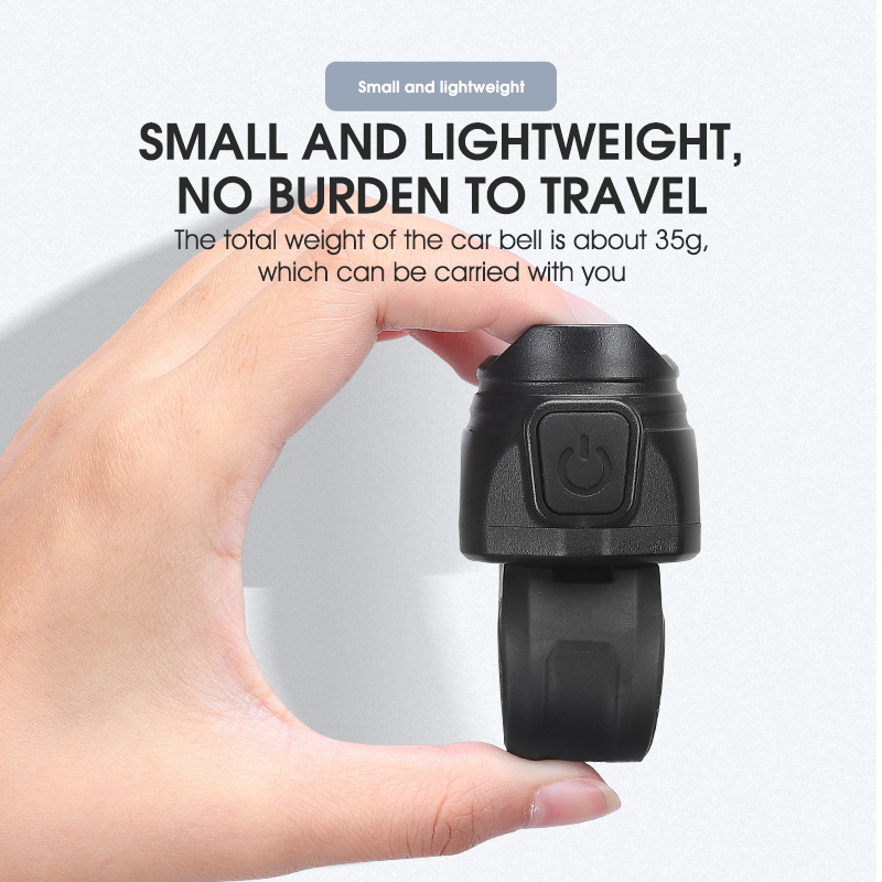 West Biking Elektrische Fietsbel 6 Modi Draagbare Fietsbel Mtb Racefiets Bel Stuur Scherp Geluid Hoorn Fietsaccessoires