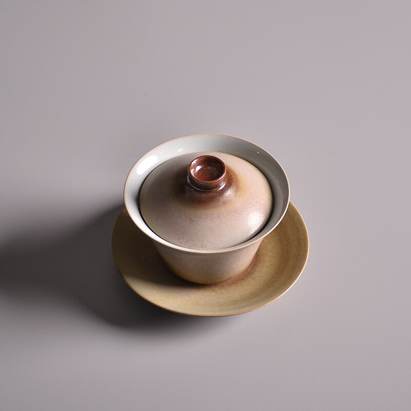 Tangpin keramisk tekanne gaiwan tekopp keramisk te bolle kinesisk kung fu te sett 100ml