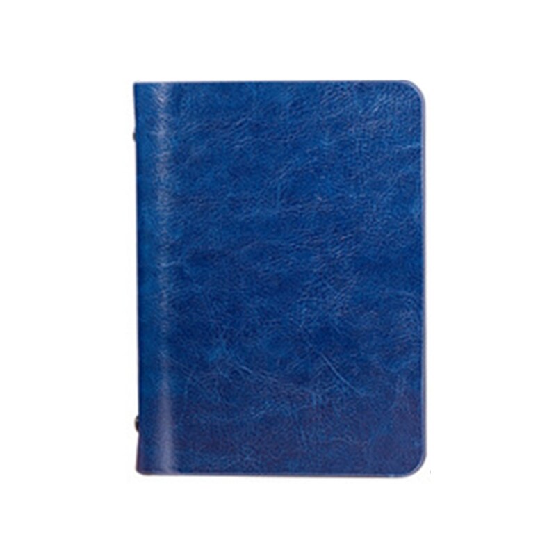A7 Tasche verlieren-blatt Notizbuch Leder Abdeckung Geschäft Tagebuch Memos Planer Notizblock A9LC: NB