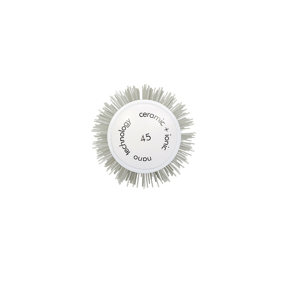 Round Blue Hair Brush Ceramic Ion Hairbrush Comb Salon Hair Styling Tools