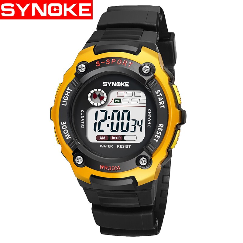 SYNOKE Digitale Kinderen Kijken Elektronische Kind Sport Polshorloge Digitale-horloge voor Meisje Jongen Kids Horloges Meisjes Jongens klok
