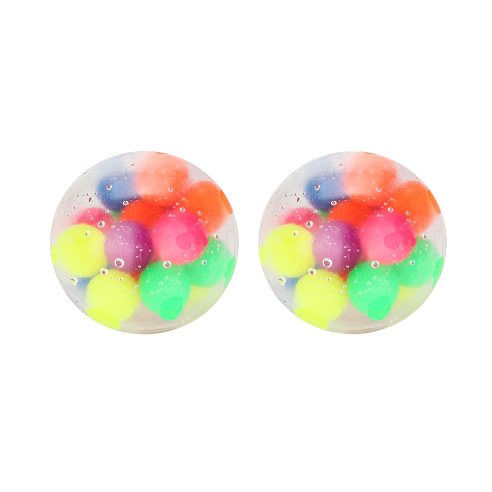 Fiyi Toys-bolas de estrés de 60ML, juguete sensorial antiestrés para oficina, antiestrés, juguetes para aliviar el estrés, 2 uds.: Default Title