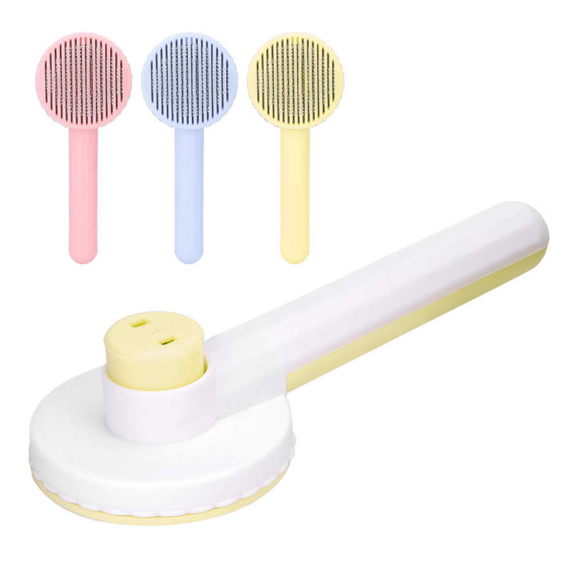 Brosse à poils de chat, peigne à aiguille épaisse pour animaux de compagnie, poils longs