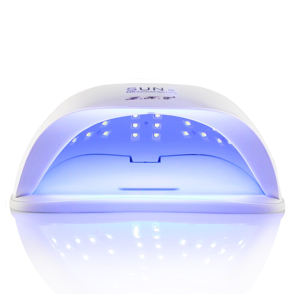 LKE Nail Droger 54W LED UV Nail Lamp Drogen UV Gel Polish met 30 s/60 s Knop timer Light 36 LEDs Dual Manicure Nail Art Lamp