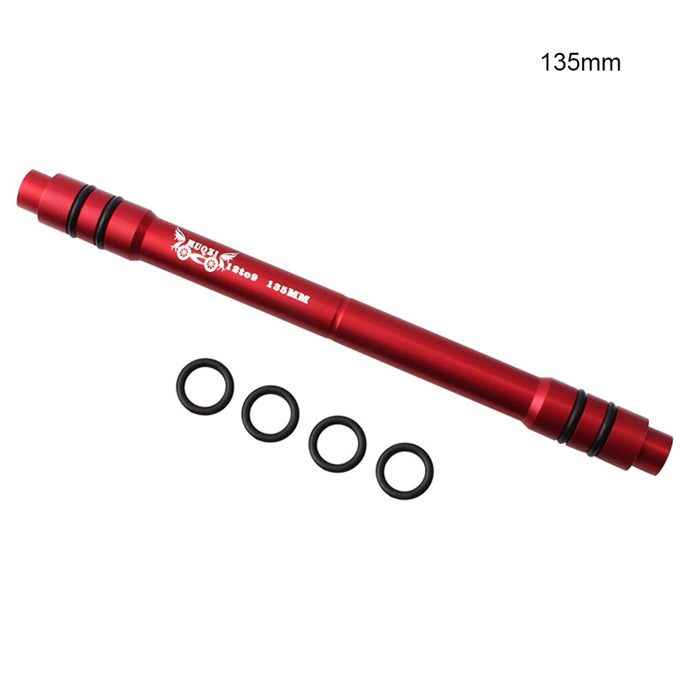 MUQZI Bike Thru Axle To Quick Release Adapter 12mm To 9 135mm MTB Road Bicycle Rear Wheel Hub Shaft 7075 Aluminum Qr Adapter: Red 135mm