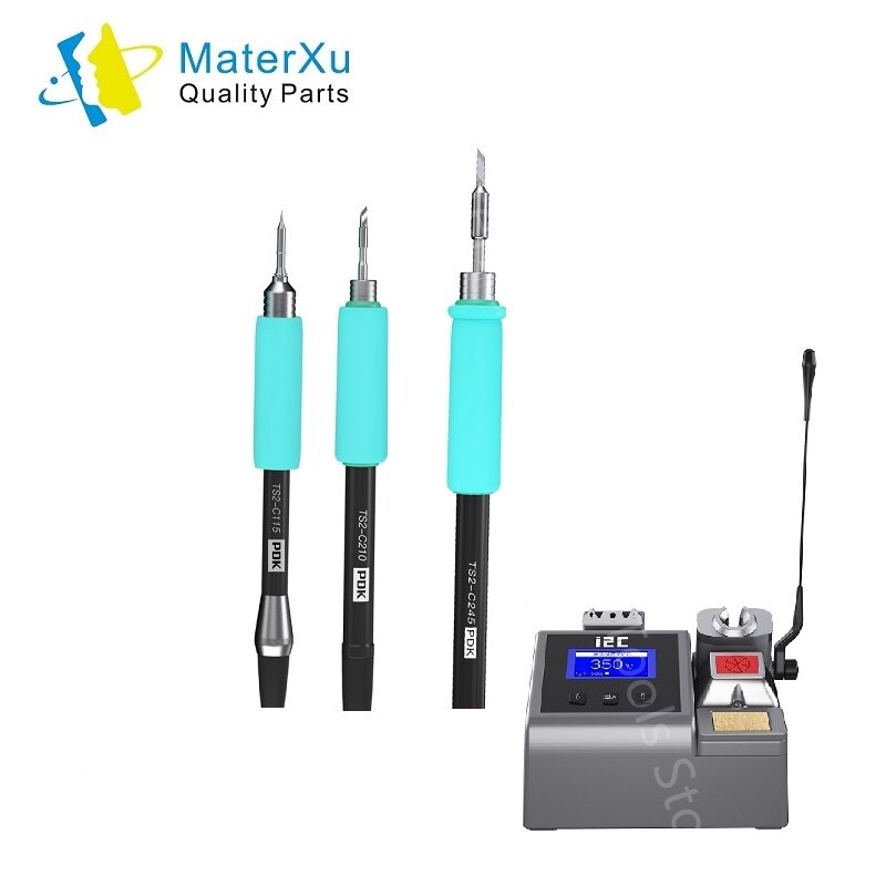 MasterXu-mango de soldadura i2C PDK C115 C210 C245, Kit de soporte para JBC SUGON OSS GVM T36 T28, piezas de repuesto para Estación de soldadura