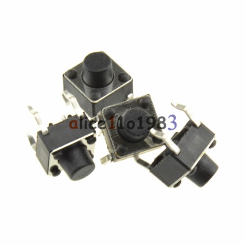 50PCS 6x6x6 mm Miniature Micro Momentary Tactile Tact Touch Push Button Switch diy electronics