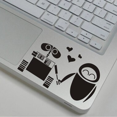 Trackpad autocollants pour Macbook air pro retina 13 15 dessin animé cahier étanche autocollant de peau pour Lenovo/Xiaomi/HP/Asus/Dell: WS-black(50)