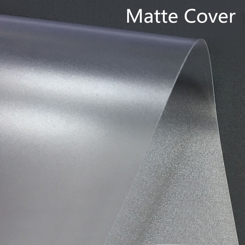 Couverture de reliure transparente mate A4, Film plastique PP pour reliure de documents, couverture de données de contrat, feuille mate pour fourniture de bureau