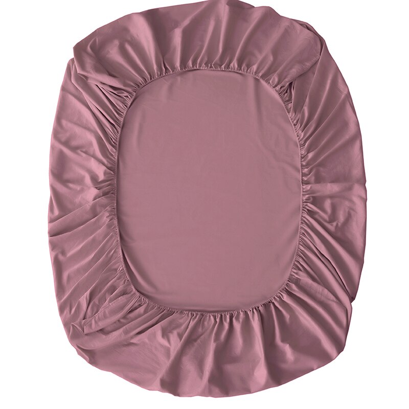 1pc 600tc ensfarvet egyptisk bomuld monteret lagen madrasbetræk med all-around elastisk gummibånd sengetøj sengetøj #s: -byf-cl -09 / 150 x 200 x 25cm