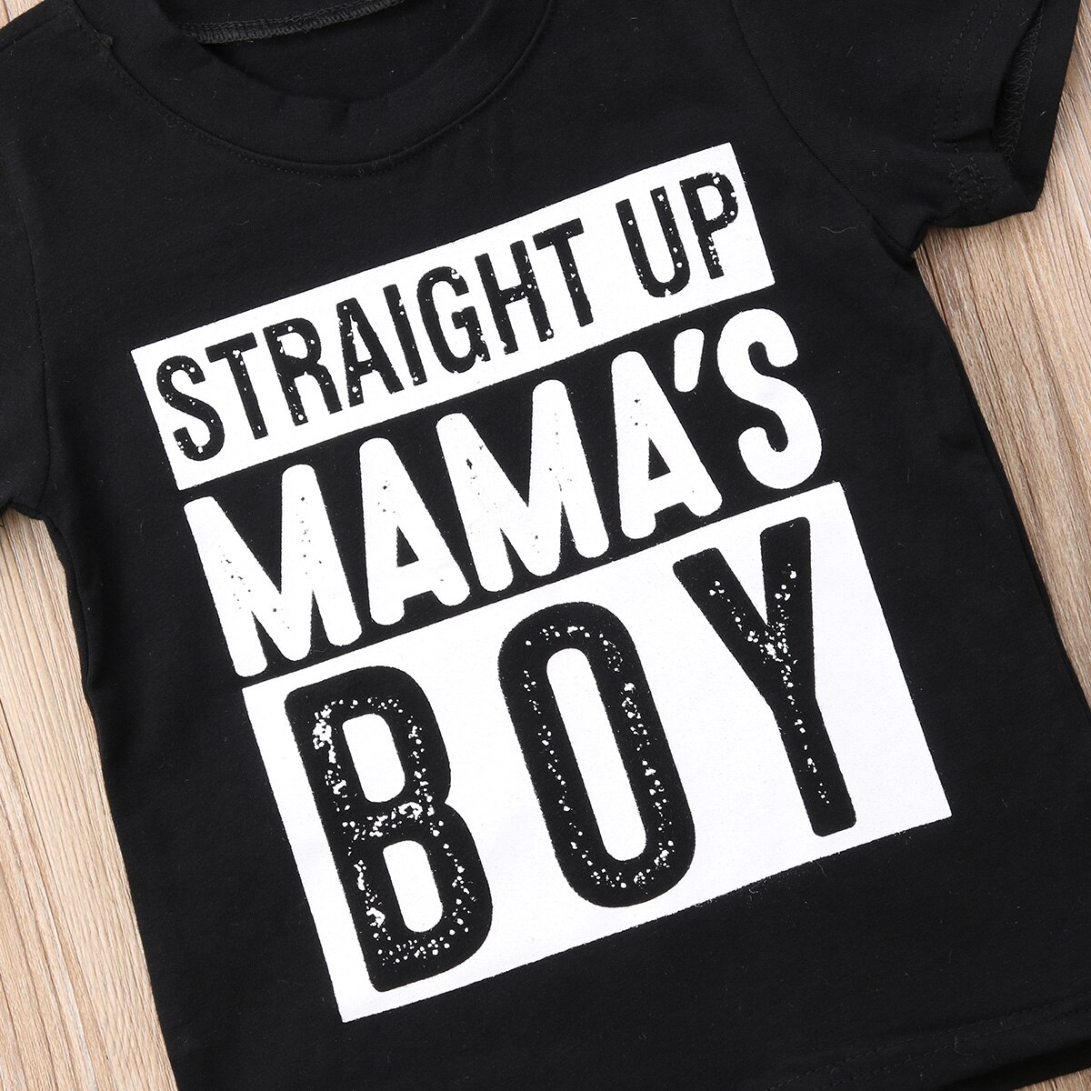 Neue Mamas Kleinkind Kleinkind Art freundlicher Baby Jungen Kurzarm T-Shirt Spitzen lässig Sommer Baumwolle Kleidung 1-6T