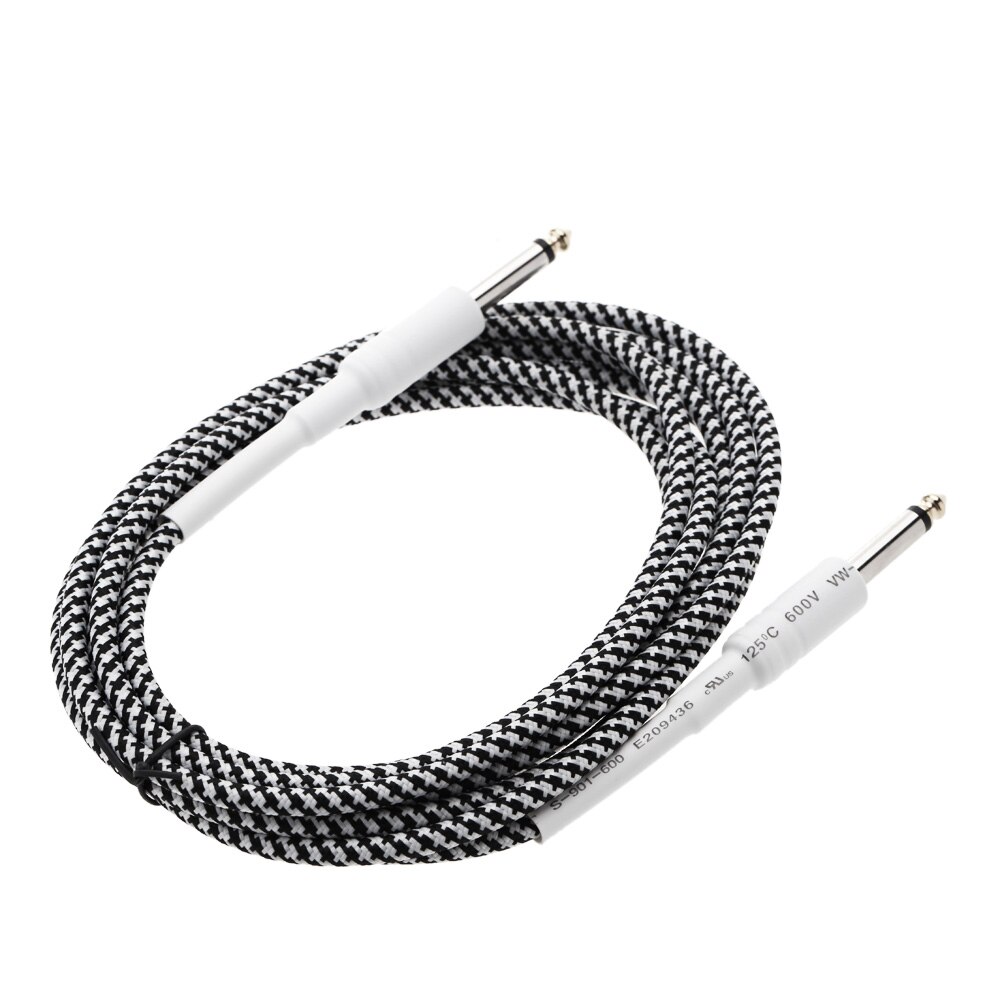 2m/3m Electric Guitar Cable Mono Male to 6.35mm Cable Wire Cord for Guitar Bass Instrument Guitar Accessories