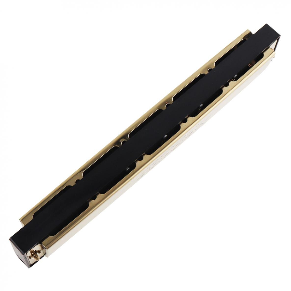 Feifan Goud 24 Gaten 8K Titanium Harmonica Tremolo Tone Keyc Harp Mondharmonica Muziekinstrumenten Kleine Volume Carry