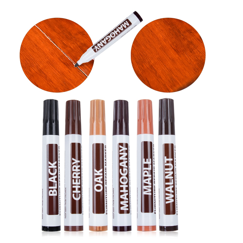 1PC Furniture Repair Pen Scratch Filler Paint Pratical Restores Fix Marker Scuffs Refinishing Tools Home &amp; Living Accessories