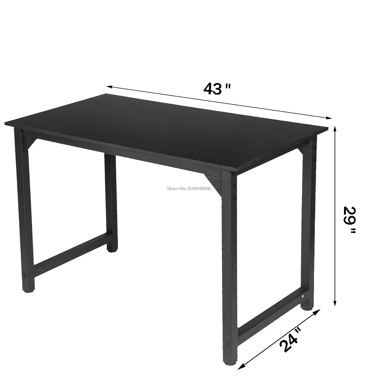 Wooden Computer Desk Office Desk Modern Writing Table Universal Laptop Stand Home Office Furniture PC Workstation Study Table