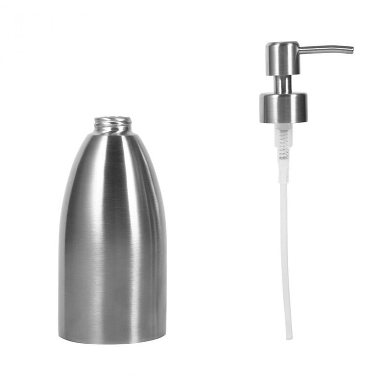 304 Stainless Steel Soap Dispenser Kitchen Sink Faucet Bathroom Shampoo Box Soap Container Deck Mounted Detergent Bottle