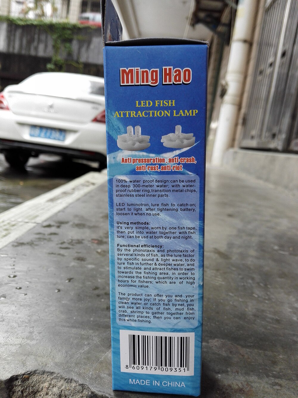 18cm 80g vislamp licht flitser doellamp licht flikkerend model visuitrusting veelkleurige opties gebruikt als aa-batterijen