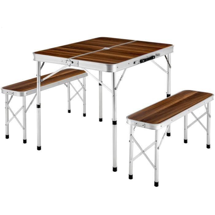 Klapbord stol bærbar camping picnic klap bord stol sæt skrivebord stole sæt havemøbler sæt udendørs møbler hwc: 02