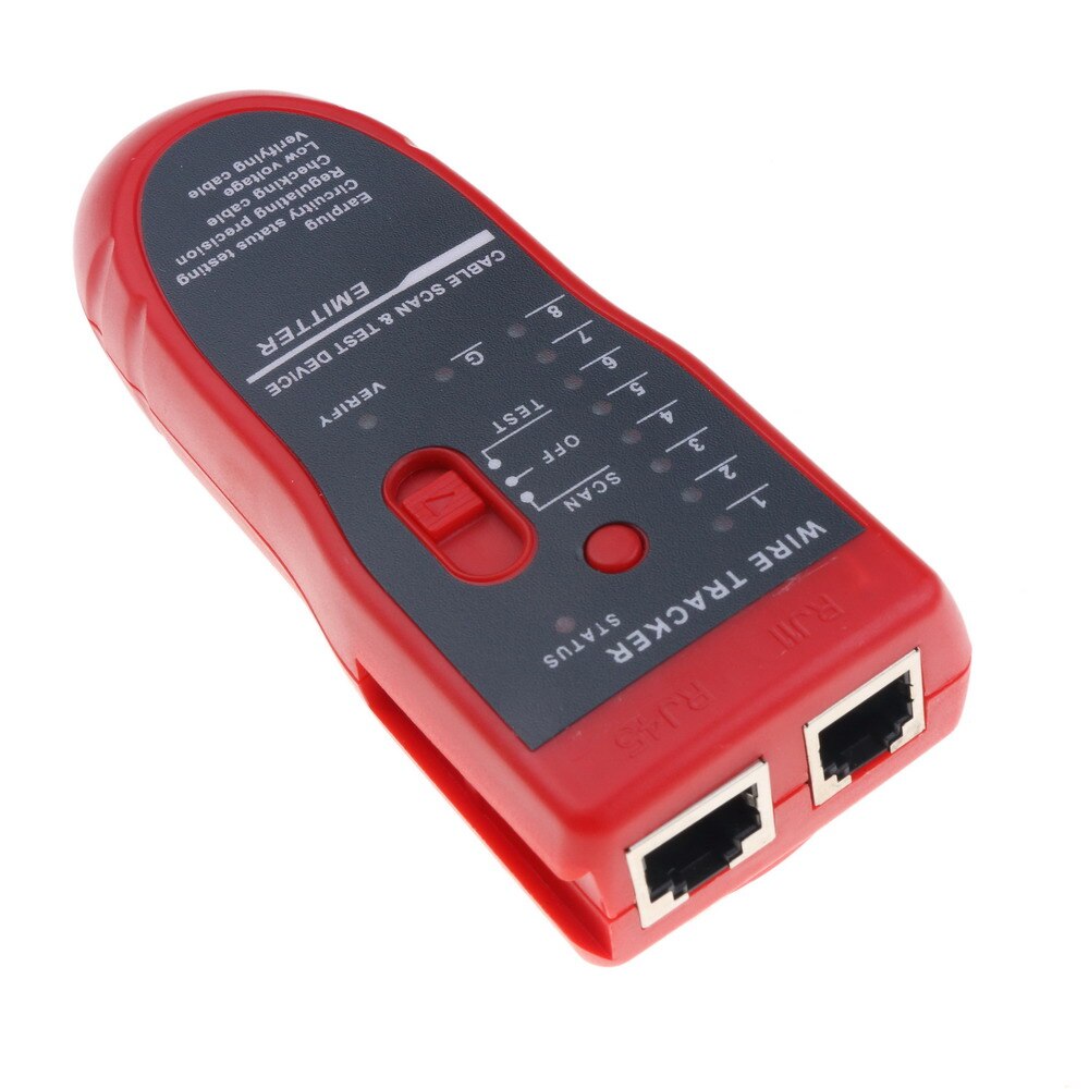 Kebidumei Multifunction RJ45 RJ11 Cable Wire Tracker Telephone Network Phone Generator Tester Diagnose Tone Networking Tool